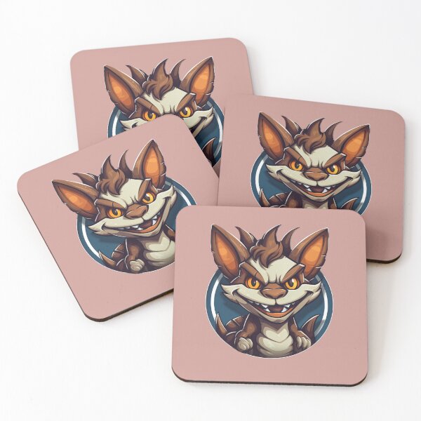 Item preview, Kobold Meets Wolf: Bronzepunk's Playful Emblem designed and sold by Juuskus.