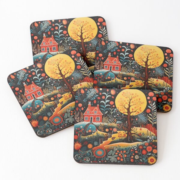 Item preview, Folk art designed and sold by Art91design.