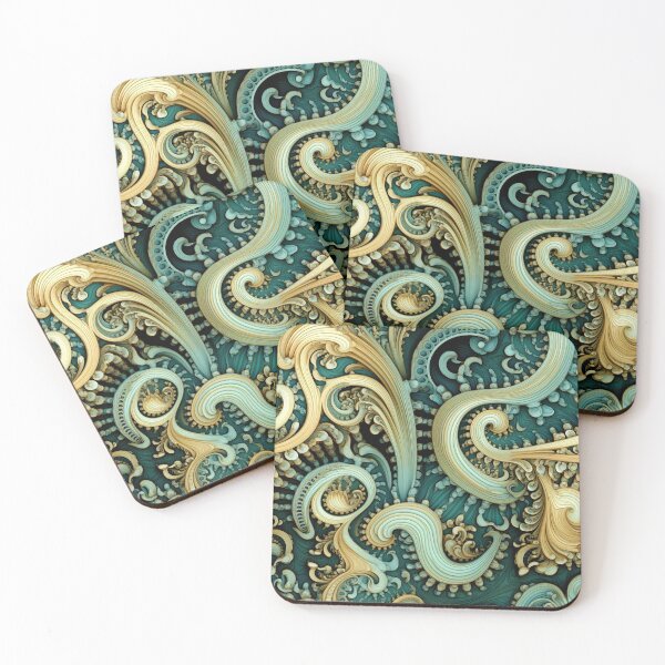 Item preview, Modern fractal design reminiscent of octopuses designed and sold by Pflugart.
