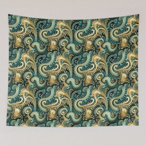 Item preview, Modern fractal design reminiscent of octopuses designed and sold by Pflugart.