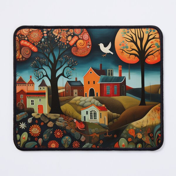 Item preview, Folk art designed and sold by Art91design.