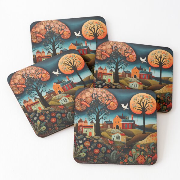Item preview, Folk art designed and sold by Art91design.