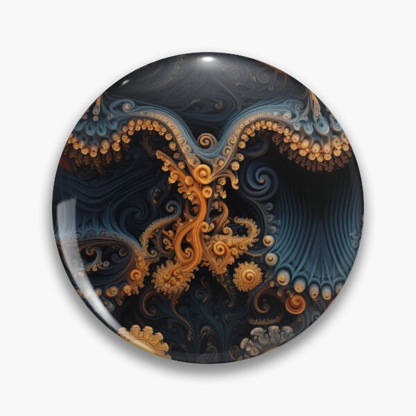 Item preview, Modern fractal design reminiscent of octopuses designed and sold by Pflugart.