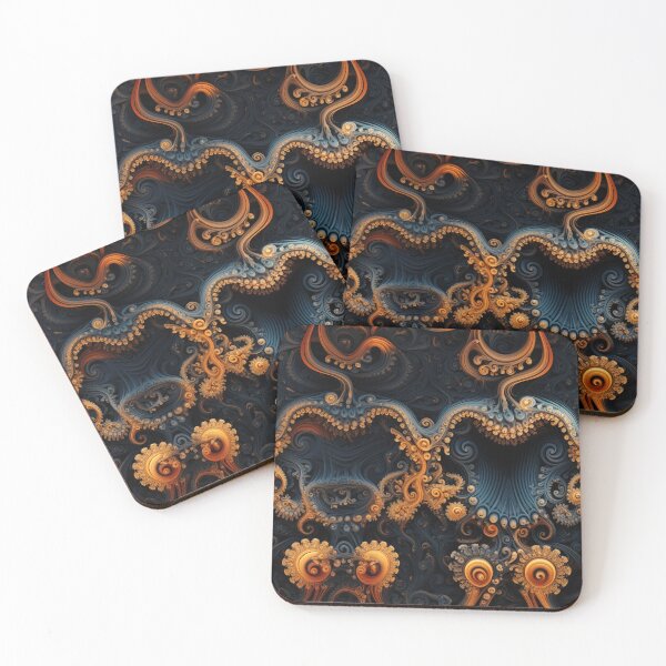 Item preview, Modern fractal design reminiscent of octopuses designed and sold by Pflugart.