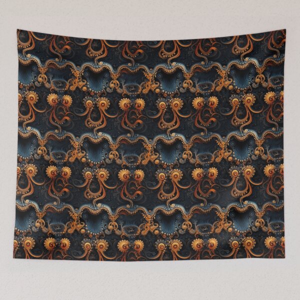Item preview, Modern fractal design reminiscent of octopuses designed and sold by Pflugart.