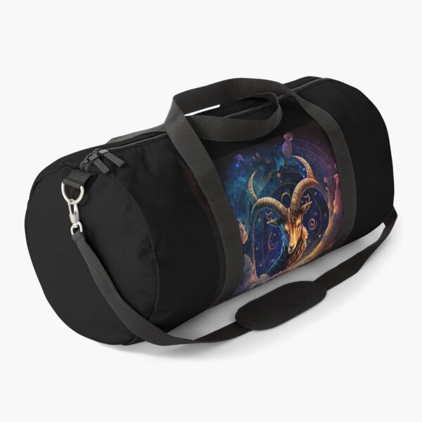 Item preview, Capricorn Astrology Art: The Tenacious Goat and Saturn" designed and sold by ieluxury.