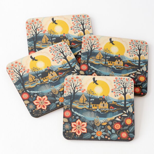 Item preview, Folk art designed and sold by Art91design.