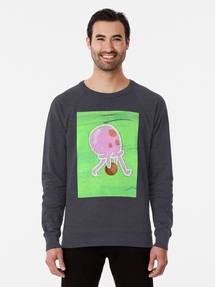 Spongebob Jellyfish Basketball Lightweight Sweatshirt By