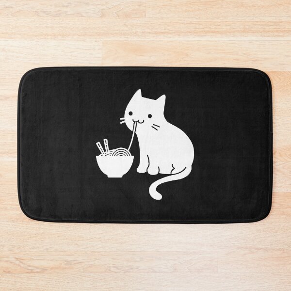 Item preview, Cute Cat Eating Ramen 1 designed and sold by Braulioollack.