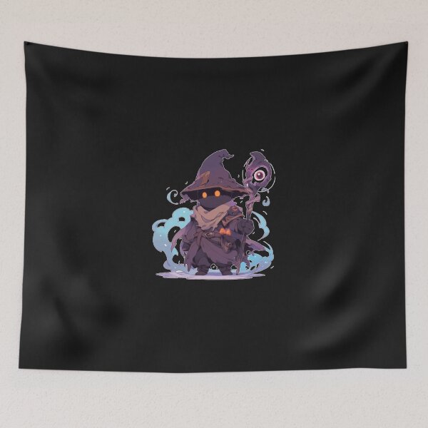 Item preview, Cute Chibi Black Mage Hero designed and sold by Braulioollack.