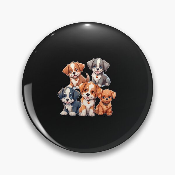 Item preview, Cute Flock Of Dogs Logo Design Active designed and sold by Braulioollack.