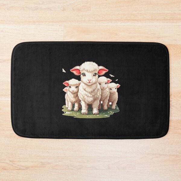 Item preview, Cute Flock Of Sheep Logo Design designed and sold by Braulioollack.