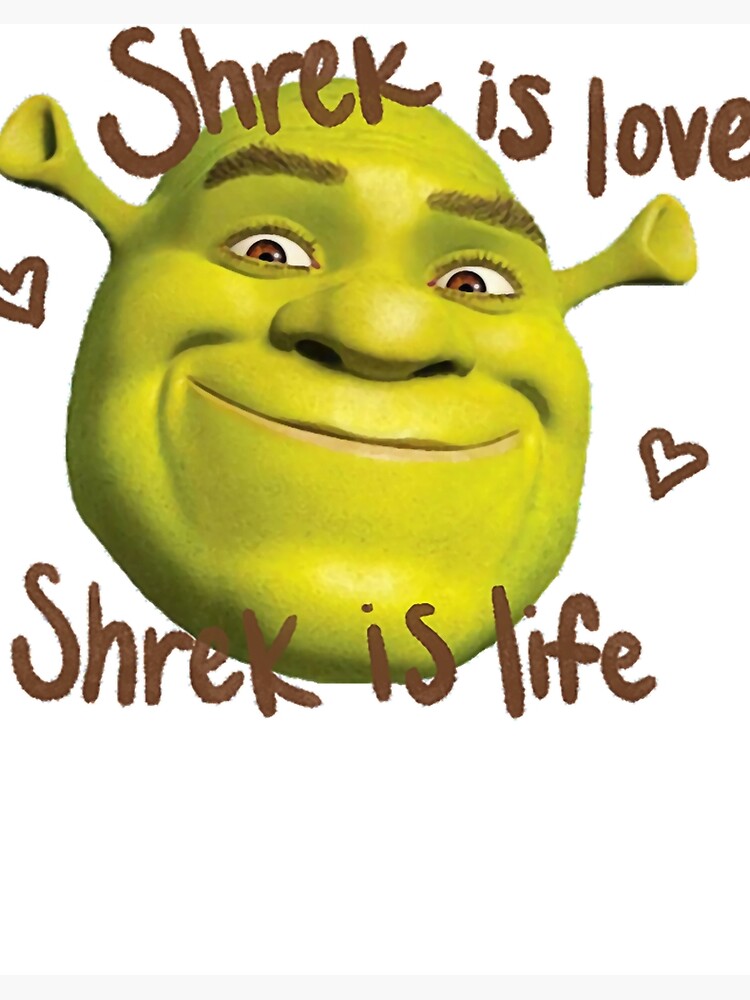 Shrek meme Classic Poster for Sale by aramilodabirl