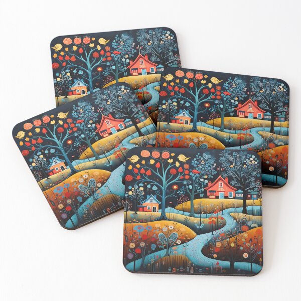 Item preview, Folk art designed and sold by Art91design.