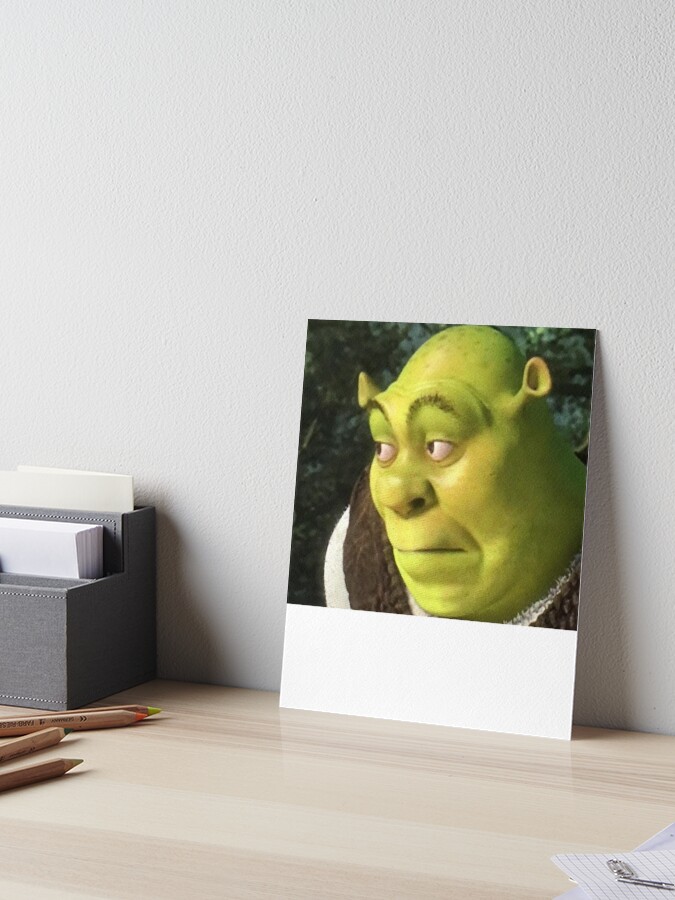 Shrek meme | Art Board Print