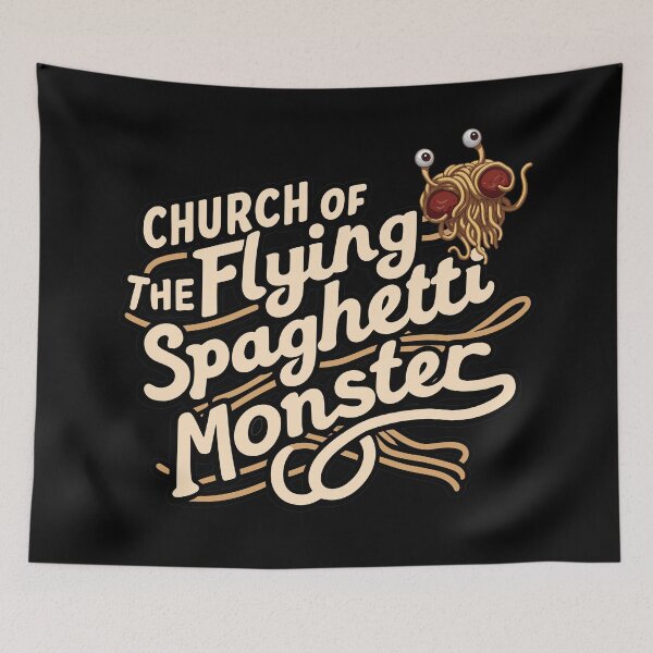 Item preview, Church of the Flying Spaghetti Monster 2 designed and sold by Beyond-Stickers.