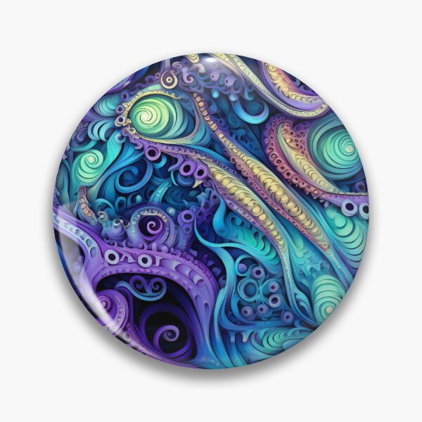 Item preview, Modern fractal design reminiscent of octopuses designed and sold by Pflugart.