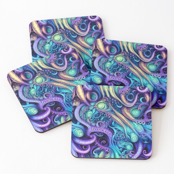 Item preview, Modern fractal design reminiscent of octopuses designed and sold by Pflugart.