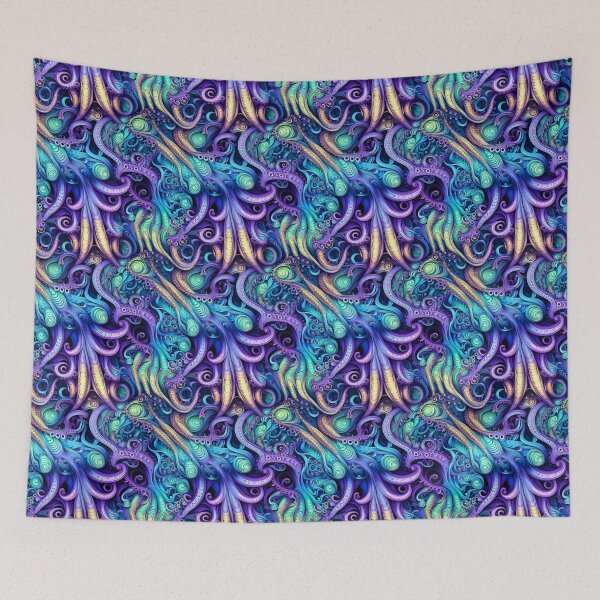 Item preview, Modern fractal design reminiscent of octopuses designed and sold by Pflugart.