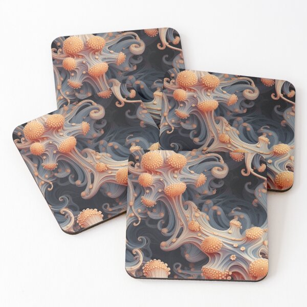 Item preview, Modern fractal design reminiscent of octopuses designed and sold by Pflugart.