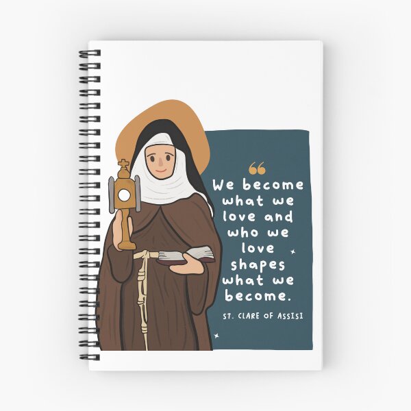 Item preview, St. Clare of Assisis designed and sold by Klawisdesign.
