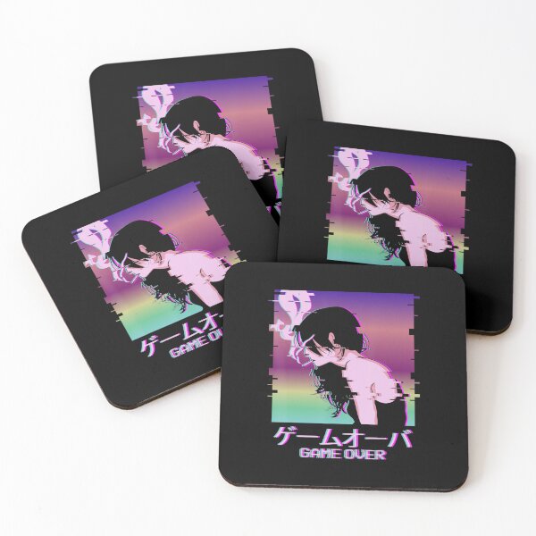 Artikelvorschau, Japanisches Vaporwave Sad Anime Girl Spiel über Indie-Ästhetik entworfen und verkauft von KCarillo01.