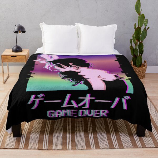 Item preview, Japanese Vaporwave Sad Anime Girl Game Over Indie Aesthetic designed and sold by KCarillo01.