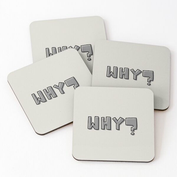 Item preview, Why? Question Quote designed and sold by designbyangelic.