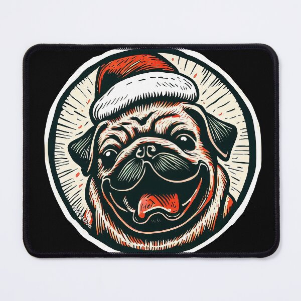 Item preview, Christmas Pug designed and sold by FunnehGacha.