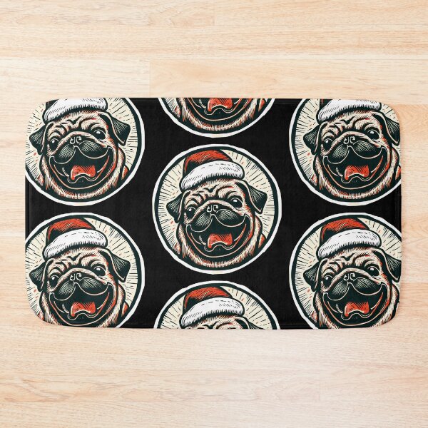 Item preview, Christmas Pug designed and sold by FunnehGacha.