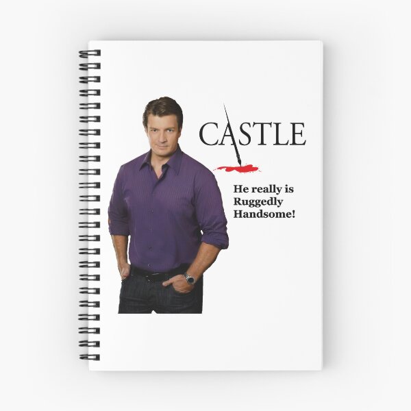 Item preview, He Really Is Ruggedly Handsome - Castle Nathan Fillion designed and sold by rande-narnell.
