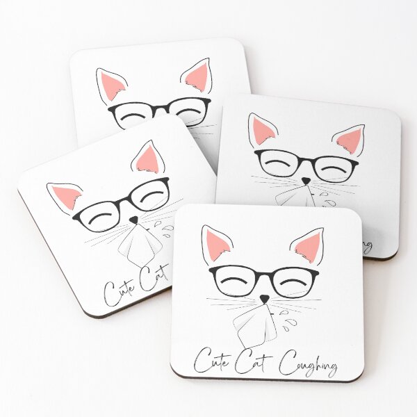 Item preview, Cute Cat Coughing designed and sold by YOUJIART.
