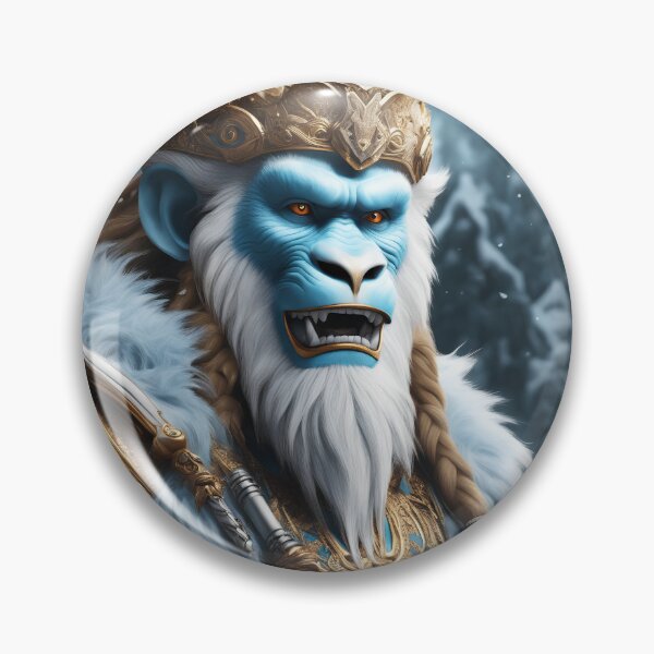 Item preview, Ice monkey king designed and sold by Maths-4-Nerds.