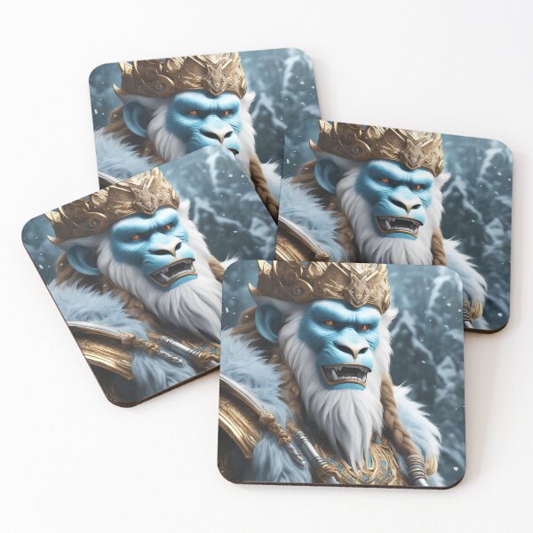 Item preview, Ice monkey king designed and sold by Maths-4-Nerds.