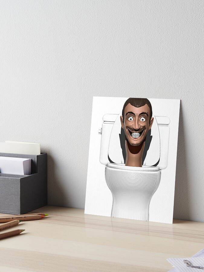 Skibidi Toilet meme Classic Art Board Print for Sale by ngindaalpsoy