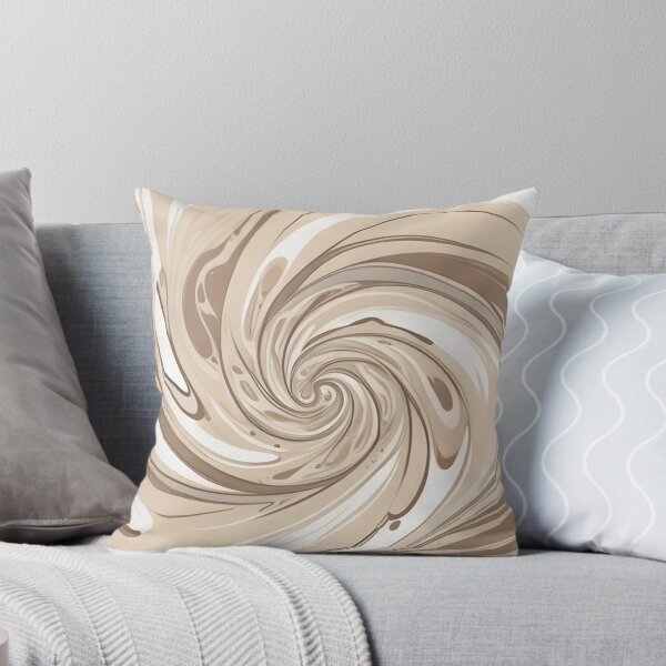 Item preview, Liquid swirl contemporary Design cappuccino beige  designed and sold by homestylemarket.