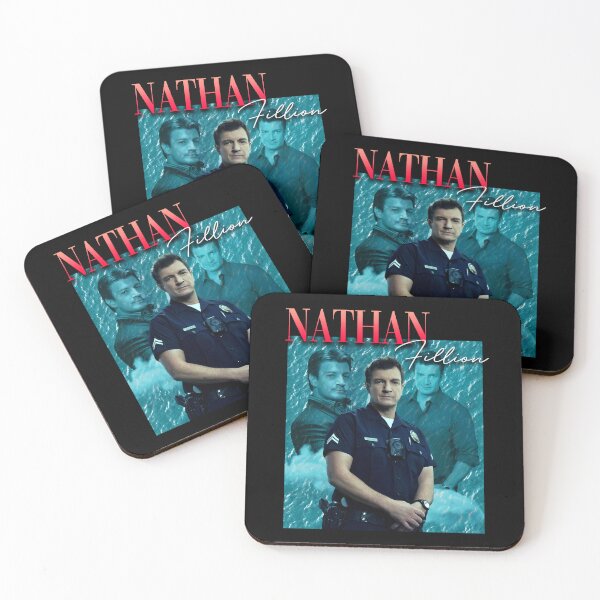 Item preview, Nathan Fillion Retro 80s Design designed and sold by rande-narnell.