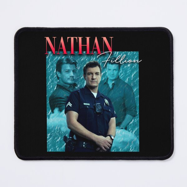 Item preview, Nathan Fillion Retro 80s Design designed and sold by rande-narnell.