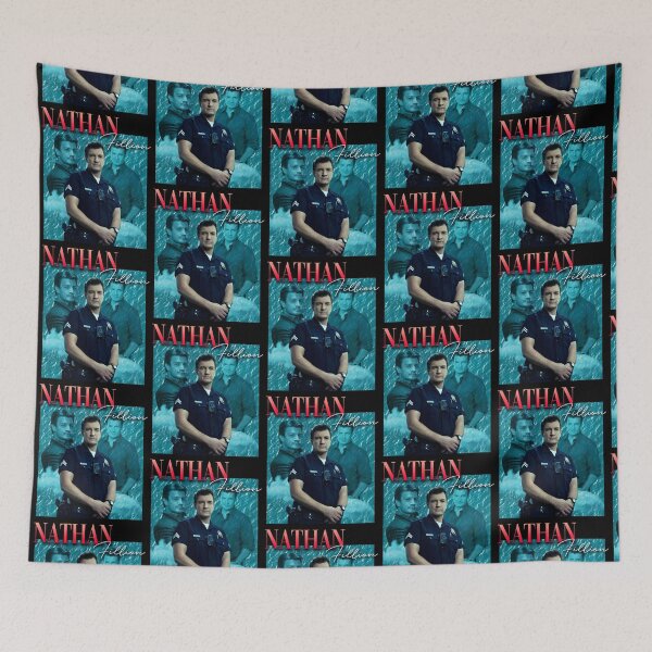 Item preview, Nathan Fillion Retro 80s Design designed and sold by rande-narnell.