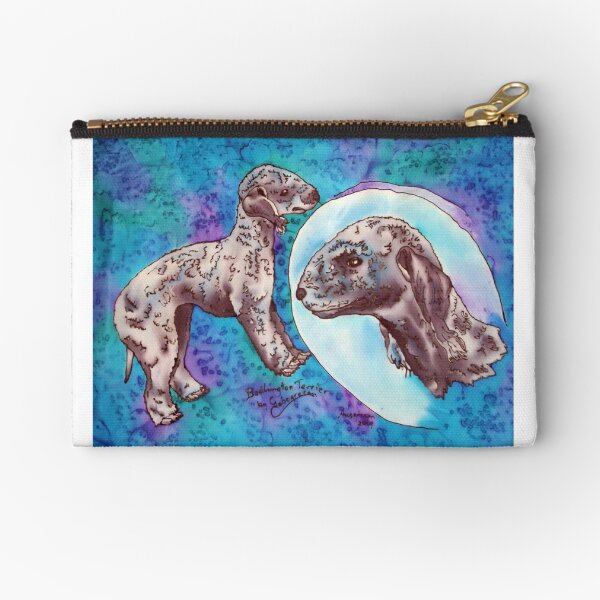 Bedlington Terrier Zipper Pouch