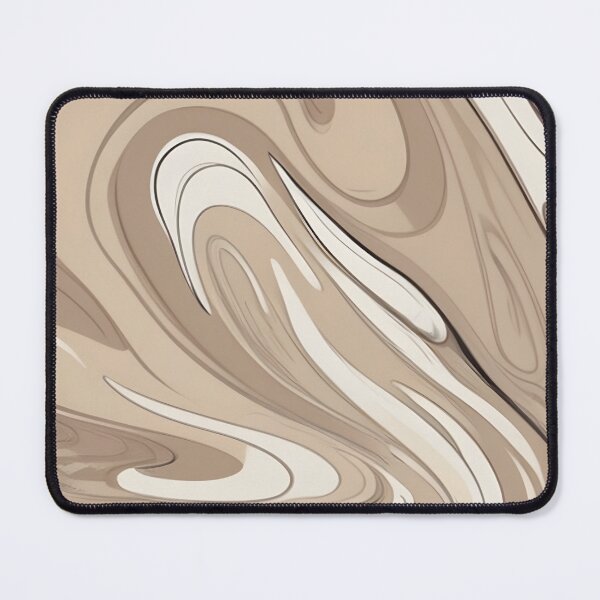 Item preview, Liquid swirl contemporary Design cappuccino beige  designed and sold by homestylemarket.