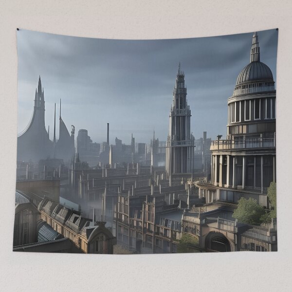 Item preview, Post-Apocalyptic Cityscape designed and sold by Mr-Saxon.