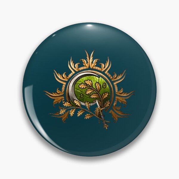 Item preview, Baldur_s gate druid logo designed and sold by Jetterbentty.