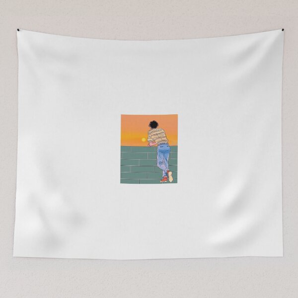 Item preview, Boy watching sunset designed and sold by Thedigital91.