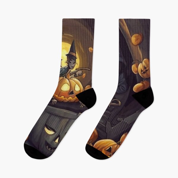 Item preview, Halloween Haunted house with witches and pumpkins designed and sold by JackFreestone.