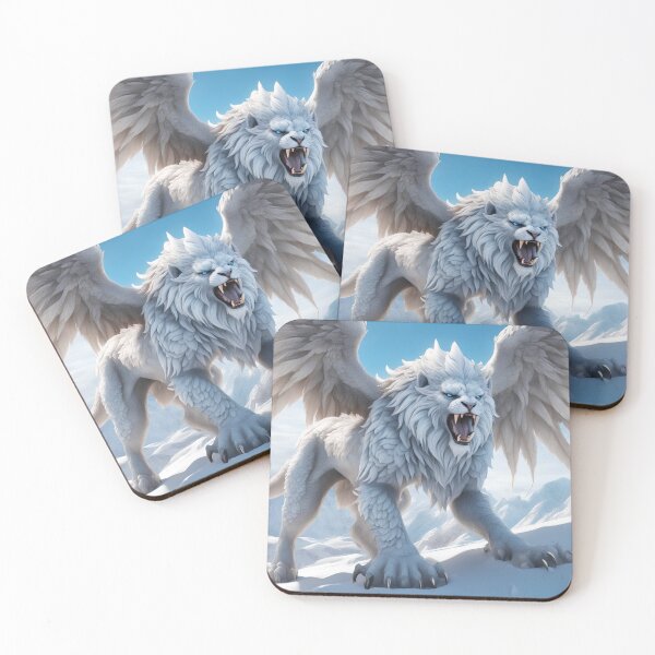 Item preview, Ice manticore designed and sold by Maths-4-Nerds.