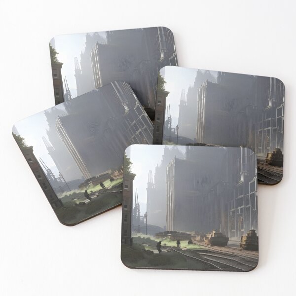 Item preview, Post-Apocalyptic Cityscape designed and sold by Mr-Saxon.