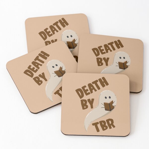 Item preview, Death By TBR Ghost Reading Book designed and sold by shmodev.