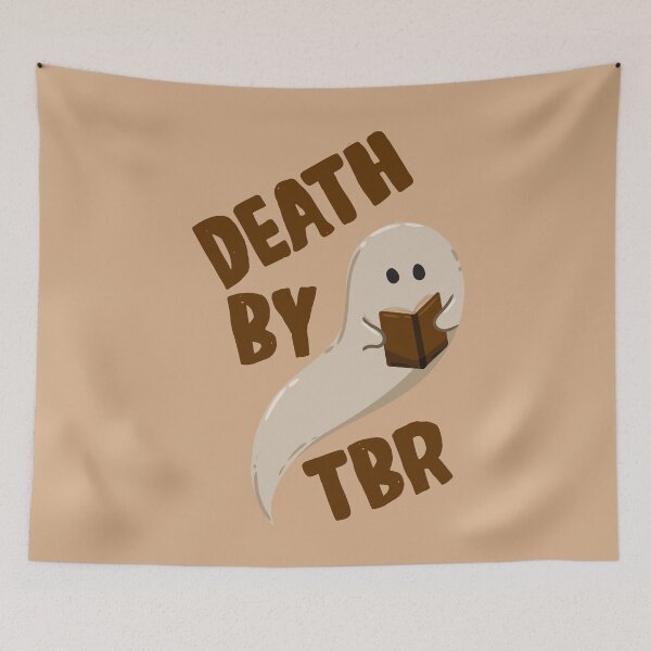 Item preview, Death By TBR Ghost Reading Book designed and sold by shmodev.