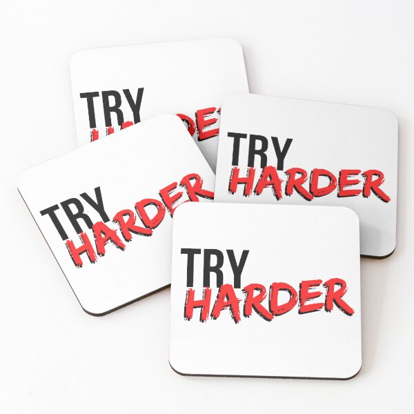 Item preview, Try Harder - Motivational Mindset designed and sold by CWolff.